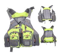 Fishing Vests for Men Detachable Breathable Fly Fishing Vest Portable Fast Drying Sleeveless Clothes with Pockets for Outdoor Hiking Photography, Fly Vest