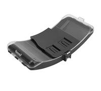 Fishing Waist Box, Foldable and Space-Saving Fishing Tackle Storage Case with High-Impact Plastic for River and Sea, Lightweight Design (Black)