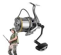 Fishing Wheel - Stainless Metal Build, 4.8:1 Retrieve Speed, Smooth Lure Performance, 17+1BB Precision Bearing Casting Device With Ergonomic Grip, Durable Saltwater Angling Equipment | for Sea Lake