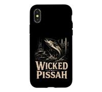 Fishing Wicked Pissah Striper Tuna Vintage Angler Gift Case for iPhone X/XS
