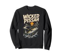 Fishing Wicked Pissah Striper Tuna Vintage Angler Gift Sweatshirt