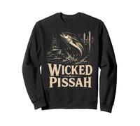 Fishing Wicked Pissah Striper Tuna Vintage Angler Gift Sweatshirt