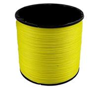 Fishing Wire 12 Braided Fishing Line Length 500m/300m/100m Diameter:0.14mm-0.55mm Size 25-120lb PE Braided Line Floating Line(Yellow,100M-0.37MM-65LB)