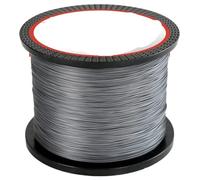 Fishing Wire 8 Strands 4 Braided 1000M 3000M Fishing Line Multifilament PE For Carp Saltwater(4X-Gray,3000M-0.8-16LB)
