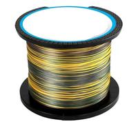 Fishing Wire 8 Strands 4 Braided 1000M 3000M Fishing Line Multifilament PE For Carp Saltwater(8X-Green,500M-5.0-75LB)