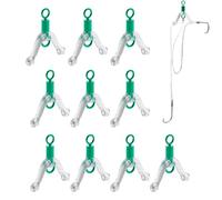 Fishing Wire Bifurcator 10X Double Hook Contactor Device,8-Shaped Ring Tackle Tool Beginner Angler