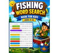 Fishing Word Search Book For Kids Ages 9-12.: Fun & Educational Puzzle Adventure.
