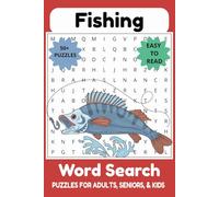 Fishing Word Search Puzzle Book: Enjoy Easy-to-Read Fishing-Themed Word Searches Covering Fish Species, Fishing Tips, and More! | 6x9 Inches, 110 ... Holidays, Birthdays, and Relaxing Free Time