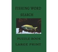 Fishing Word Search Puzzle Book for Adults: Relaxing Fishing-Themed Brain Games with 50 Puzzles | Great Gift for Anglers, Outdoorsmen & Puzzle Lovers