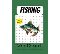 Fishing Word Search Puzzle Book: Word Searches with Easy to Read Print about Fishing, Nature, Camping and More / 6x9 inches / 110 Pages / 50+ Puzzles. Gift for Vacations, Holiday and Free Time