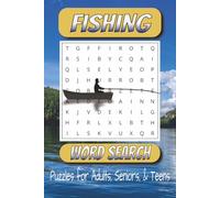 Fishing Word Search Puzzle Book: Word Searches with Easy to Read Print about Fishing, Outdoors, Types of Fish and More | 6x9 inches, 110 pages | 50+ ... Gift for Vacations, Holidays, and Free times