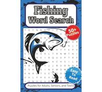 Fishing Word Search Puzzle Book: Word Searches with Easy to Read Print about Fishing , Sailing ,Oceans and More [ 6x9 inches, 110 Pages ] 50+ Puzzle… Gift for Vacations, Holidays, and Spare Time