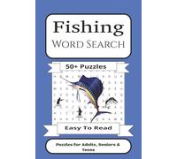 Fishing Word Search: Word Search Puzzle Book about Sport and Recreational Fishing, Ocean, Freshwater and More | 6x9 inches, 110 pages | 50+ Puzzles ... Gift for Vacations, Holidays and Free Times