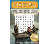 Fishing Word Search: Word Searches with Easy to Read Print about Fishes, Fishing Outdoor, Fishing Equipment and More | 6x9 inches, 110 pages | 50+ Puzzles ...Gift for Vacation, Holidays and Free TImes