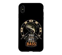 Fishing You Can Bet Your Bass Funny Badge Angler Gift Case for iPhone XS Max