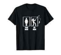 Fishing Your Mom My Mom Son Daughter Funny Fishing T-Shirt