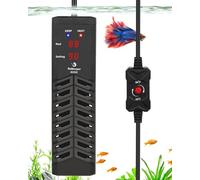 fishkeeper 800W Submersible Aquarium Heater - Ultra-Safe Digital Fish Tank Heater for 80-230 Gallon, Leaving Water Auto Power-Off, PID Intelligent Fast Heating, 59°F-93°F Accurate Temperature Control