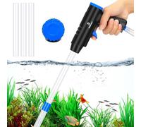 fishkeeper Gravel Vacuum Aquarium, 4-in-1 Strong Aquarium Suction Set, Adjustable Aquarium Cleaning Set, Removable Floor Cleaner Against Clogging for Water Changes, Sand Cleaning and Water Circulation