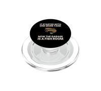 Fishkeeping It Started With One More Tank Fish Room PopSockets PopGrip for MagSafe