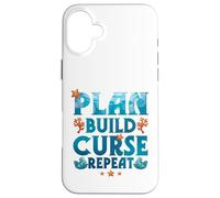 Fishkeeping Plan Build Curse Repeat Aquascaping Case for iPhone 16 Plus
