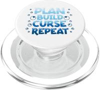 Fishkeeping Plan Build Curse Repeat Aquascaping PopSockets PopGrip for MagSafe