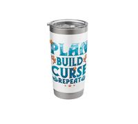Fishkeeping Plan Build Curse Repeat Aquascaping Stainless Steel Insulated Tumbler