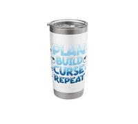 Fishkeeping Plan Build Curse Repeat Aquascaping Stainless Steel Insulated Tumbler