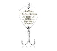 Fishman Anglers Gifts for Men Him Husband Dad Grandpa Gift for Fisher Hook