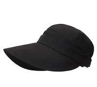 Fishman Hat for Women Outdoor Hats Beach Sun Hat Sports Sun Visor Hats Summer Women Bucket Black