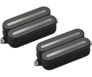 FISHMAN - PRF-MO6-SBB - Pickup Set Fluence Open Core Modern Humbucker Set Black, Rails Black Nickel 6 String