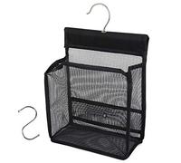 FishMM Hanging Mesh Shower Caddy College with Hooks, Bath Baskets Organizer Storage for College Dorm Rooms, Gym, Swimming and Travel