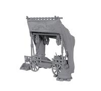 Fishmonger Stall Tabletop Gaming Terrain Set 3D Print for Use with Gaming Miniatures, Tabletop Wargames, RPGs & Dioramas (28MM (Full Set))