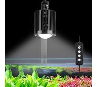 Fishnanny LED Aquarium Light, 24/7 Full Spectrum LED Grow Light for Aquatic Plant, Adjustable Clip On Fish Tank Lights with 3 Timer, 3 Colour & 10 Brightness, Growing Lights for Indoor Aquarium Plants