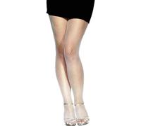 Fishnet Tights - Plus Size - White - Ladies