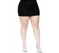 Fishnet Tights with Elastane for Women Leg Avenue Blanc 1X/2X