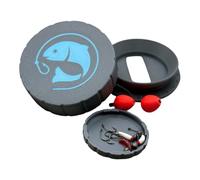 FishPod Pocket Fishing Kit - Compact Hand Reel with Floats, Hooks, Weights & Predator Jigs | Kids, Camping, Survival, Bushcraft | Handmade in UK