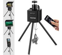 FishPRO Positioner for Underwater Fishing Camera - [Full-Aluminum] Tripod for Ice Fishing Camera Underwater, with 1/4" Tilt Mount, Remote & Manual Control, 2-Way 360° Rotating, Fit Ice Hole Max 9.5"