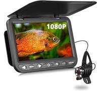 FishPRO Underwater Fishing Camera TRUE HD 1080P 7'' IPS- MOQCQGR (No Need Learn) Ice Fishing Camera Underwater w/ 10,000mAh Li-Battery, Ice Fishing Gift Portable Fish Finder for Ice Lake Kayak Fishing