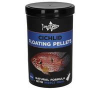 FishScience Cichlid Floating Pellets 500g (1000ml) - Natural Formula with Worms & Insect Meal | Cichlid Fish Food