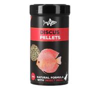 FishScience Discus Pellets 155g (250ml) 3mm Slow Sinking Pellets | Bottom Feeder | 36% Insect Meal - Black Soldier Fly, Bloodworm & Daphnia | 45% Protein Grain-Free Formula | Natural Colour Enhancer