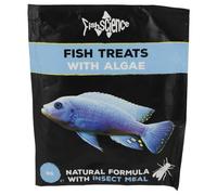 FishScience Fish Treats with Algae | Fish Food Treats for Algae Eating Freshwater and Marine (9g Sachet)| Aquarium Glass Sticking Treat | Interactive Feeding | Long Lasting