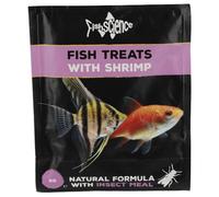 FishScience Fish Treats with Shrimp 9g | Complete Tropical Fish Food | Aquarium | Bottom Feeder | Immune, Colour & Growth Support | Marine