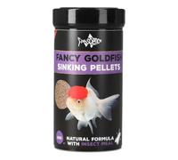 FishScience Goldfish Sinking Pellets | Goldfish Food 150g (250ml) | Insect Meal Formula for Fantails, Orandas, Lionheads & Ryukins | Natural Colour Enhancers, High Digestibility
