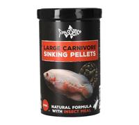 FishScience Large Carnivore Diet 570g | Sinking Pellet | Carnivore Fish Pellets | Insect Based Diet for Oscar’s, Rays, and Catfish | Tropical & Aquatic | Oscar Pellets