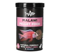 FishScience Malawi Pellets 450g | Complete Tropical Fish Food | Cichlid | High-Protein (37%) Algae-Rich Sinking Fish Food with Spirulina, Chlorella & Kelp | Insect Meal for Easy Digestion