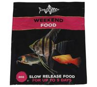 FishScience Weekend Food for Tropical Fish - 20g | Slow-Release Wafers | Keeps Fish Healthy, Active & Well-Nourished During Short Holidays & Absences