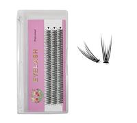 Fishtail Eyelash Extensions Mix Length Single Cluster Fans Eyelashes C Curl Super Natual Dovetail Fly Eyelash Sharp Spikes/ A/M Type /10D Lashes (11mm, Fishtail eyelashes 3rows)