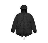 Rains Unisex Fishtail Jacket - 01 Black - 01 Black - XL