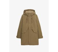 Fishtail parka with a sherpa-lined hood Aigle Gore-Tex Beige M