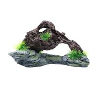 FishTank Shrimp Breeding Rockery Mountain Decorative Aquarium Terrarium Landscaping Shelter Decor Miniature Small Animal Resin Ornament